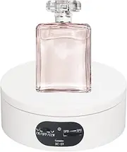Rotating Display Stand, Automatic Rotating Turntable All Directions, Professional Mute Photography Turntable, Adjustable Speed Jewelry Display, 5.5lb Load for Products Display (12cm/4.7in)