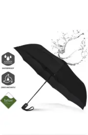 Compact Golf Umbrella Double Canopy Vented Windproof Rustproof By Rainplus
