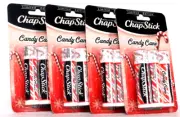 4 Chapstick Lip care Limited Edition Candy Cane Holiday 0.15 Oz