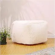 Plush Stool,Square Futon Cushion with Removable Cover Floor Cushion PVC Inflatable Liner Bay Window Cushion Sofa Cushion Easy to Care
