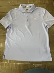 PUMA NWT Boys Essential Polo Lavender Pop Size Medium