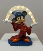 Bradford Exchange Mickey Mouse Sorcerer’s Apprentice With Light New in Box