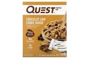 Quest Nutrition, Protein Bar, Chocolate Chip Cookie Dough, 4 Bars, 2.12 oz (60 g) Each