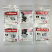 30 PC CRAFSTMAN 1/4" BLACK REPLACEMENT SOCKET STUD RACH RAIL CLIPS