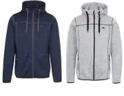 Trespass ODENA B Mens Fleece Jacket Grey Navy