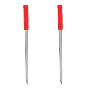 (Red Saber Pen Set Teether)Sensory Pencil Toppers Silicone Chewing Pencil