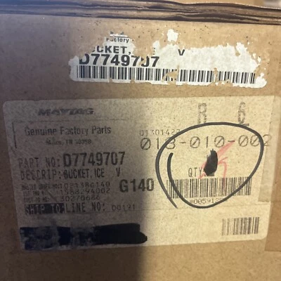 Whirlpool Ice Bucket Original Part# D7749707 #h.10