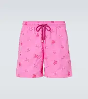 [Vilebrequin] Vilebrequin Mistral embroidered swim trunks UK 32 pink