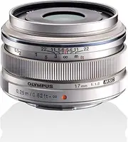Olympus M.Zuiko 17mm f1.8 (Silver) for Olympus and Panasonic Micro 4/3 Cameras - (International Version)