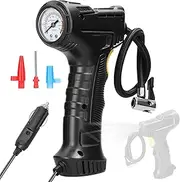 120W Car Pump Handheld Compressor Portable Tire Inflator Pressure Gauge with Light for Car Cycle ycle Tires s
