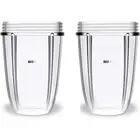 18oz Juicer Cups Replacement Clear Cups Mugs Plastic Juicer Cup Blender Cup