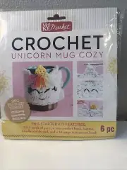 MAKE Market Crochet Unicorn Mug Cozy 6 PC Starter Kit Sealed New