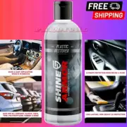 SHINE ARMOR Plastic Restorer UV Protection, Restores Vinyl Trim Rubber, 8 Fl Oz