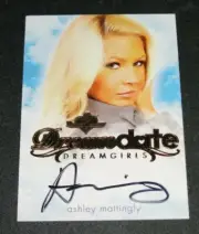 2017 Benchwarmer ASHLEY MATTINGLY Dreamgirls Gold DREAMDATE Black Auto PLAYBOY