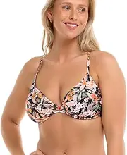 [Body Glove] Women's Standard Solo Underwire D, Dd, E, F Cup Bikini Top Swimsuit with Adjustable 2-Way Back Detail