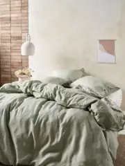 Linen House Wasabi Linen Quilt Cover Set