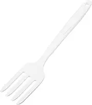 BEBEMOKO Flexible Silicone Fork Salad Mixing Tool Large Heatproof Kitchen Cooking Fork