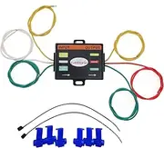 CARROFIX 2-to-3-Wire Splice-in Trailer Taillight Converter - Custom Fit Tail Light Converter for RV Dinghy Towing