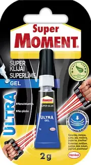 SUPER MOMENT ULTRA GEL Flexible Super Glue Strong Instant Adhesive Pattex