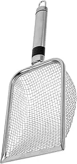 Scoop Shovel Beach Mesh Shovel Multi-use Shovel Tool Metal Sand Filter Tool Sand Filter Scoop Beach Sand Filter Beach Spade Beach Play Stainless Steel Child Multipurpose