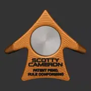 Scotty Cameron Aero Alignment Tool - Bright Dip Orange