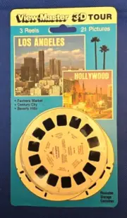 Sealed Los Angeles and Hollywood California #35339 view-master 3 Reels Pack