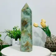 3442g Natural Fluorite Crystal Obelisk Quartz Tower Healing Wand Point