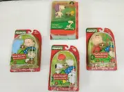 4 vtg Sealed Forever Fun Peanuts Christmas Figures Charlie Brown Snoopy Linus