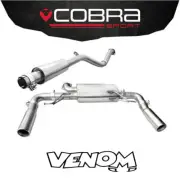 Cobra Exhaust 2.5" CatBack System Resonated Renault Clio 197 2.016V (06-09) RN04