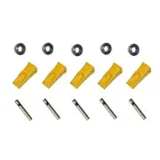 5 J300 TEETH PINS LOCKS Fits Caterpillar Fits CAT 312E 312F 313D 313F 314E 314F