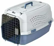 Amazon Basics Two-Door Top-Load Hard-Sided Pet Travel Carrier Plenty of Vents