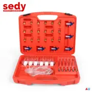 Diesel Injector Flow Meter Test Kit Common Rail Adaptor Fuel Tester Set Adapter