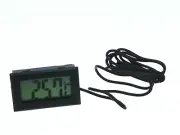1x LCD Digital Thermometer for Fridge Fish Tank Freezer Temperature Black
