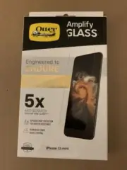 OtterBox Amplify Glass Screen Protector, Reinforced Edges for iPhone 12 Mini