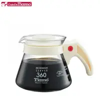 在飛比找momo購物網優惠-【Tiamo】耐熱玻璃壺360cc-白色(HG2294W)