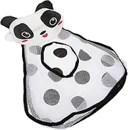 BESPORTBLE Bath Storage Bag Cartoon Panda Design Versatile Organiser for Bathtub Beach and Nursery Convenient Hook Installation for Easy Use