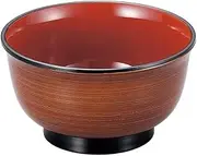 [TA] 4.5 Sumisato Rice Bowl Shunkei Brush Inside Vermilion | Soup Bowl [550cc]