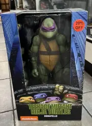 NECA 1/4 Scale Teenage Mutant Ninja Turtles 1990 Donatello Action Figure Sealed