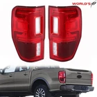 Fit For 2019-2022 Ford Ranger LED Tail Light Lamp w/ Blind Spot Rear Left+Right