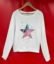 Wildfox Starry Palms Baggy Beach Jumper So Soft Top New With Tags Size M