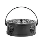 Incense Box with Cover Coil Holder for Indoor Home Decoration