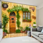 3D Wood house 6680 Blockout Photo Curtain Printing Curtains Drapes Fabric Window