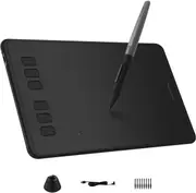 HUION Inspiroy H640P Drawing Tablet, 6x4 inch Art Tablet with Battery-Free Stylus, 8192 Pen Pressure, 6 Hot Keys, Graphics Tablet for Drawing, Writing