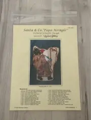 RAINBOW GALLERY SANTA & CO. "PAPA KRINGLE" CHRISTMAS CROSS STITCH PATTERN