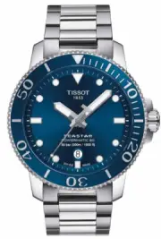 NEW TISSOT T1204071104103 SEASTAR 1000 POWERMATIC 80 BLUE T120.407.11.041.03