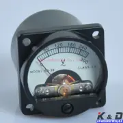 1pc 300V AC Panel Meter Warm Light Tube Amplifier Volt Voltage VU Meter