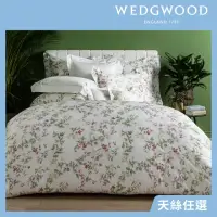 在飛比找momo購物網優惠-【WEDGWOOD】60支100%天絲兩用被枕套床包四件組-