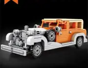 Building Block REOBRIX 810 MOC Set 323PCS Unique Car Building Block DIY Toy