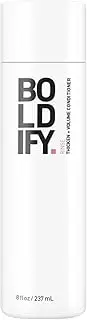 BOLDIFY Thicken Volume Conditioner - Ultimate Hair Thickening Biotin Conditioner for Split End Repair, Weightless Nourishment & Volume, Ideal for Thinning Hair, Fine Hair & Oily Hair, For Women & Men
