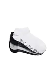 [Bonds] Bonds Womens Logo Lightweight Low Cut 4 Pack Socks Size: 8-11, Cotton 8-11 Multicolor